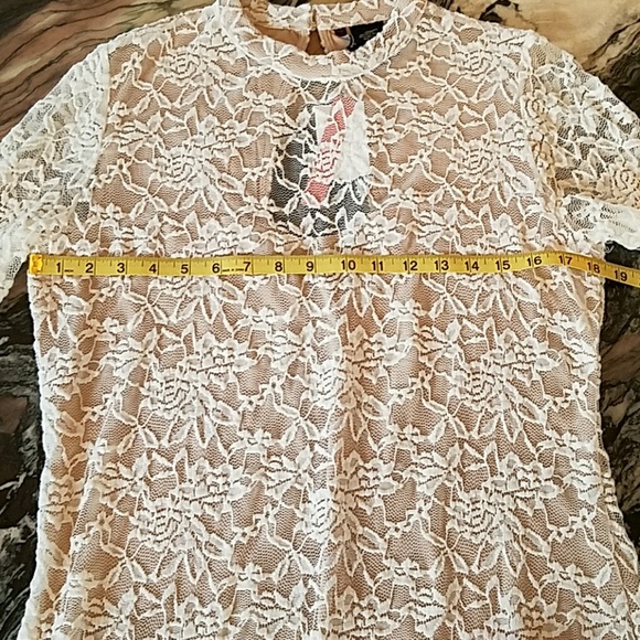 Enchanted Sugar Swizzle Lace Overlay Dress - Picture 5 of 7